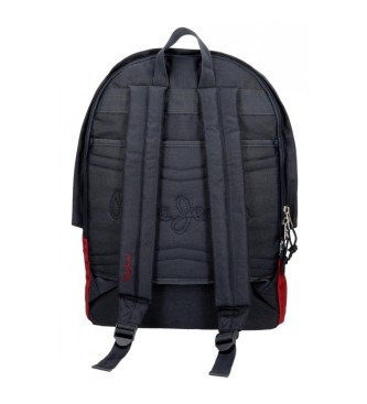 Pepe Jeans Pepe Jeans Clark computer backpack two compartments red