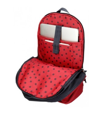 Pepe Jeans Pepe Jeans Clark computer backpack two compartments red
