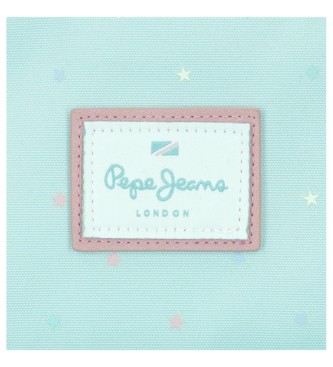 Pepe Jeans Pepe Jeans Nerea twee compartimenten computer rugzak turquoise