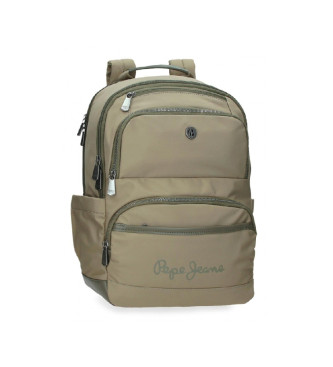 Pepe Jeans Computer backpack Corin green