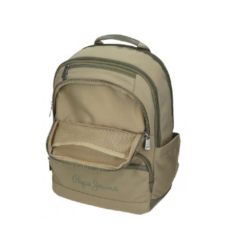 Pepe Jeans Computer backpack Corin green