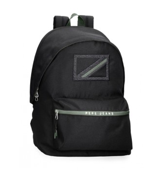 Pepe Jeans Pepe Jeans Alton computer backpack two compartments adaptable to trolley black