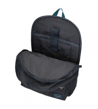 Pepe Jeans Pepe Jeans Edmon computer backpack two compartments navy blue