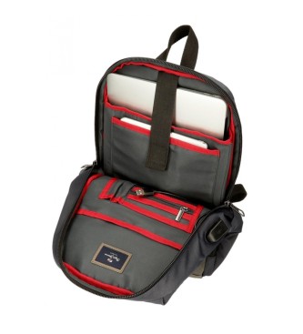 Pepe Jeans Harry computer backpack grey -25x37x10cm