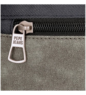 Pepe Jeans Mochila Portaordenador Harry gris -25x37x10cm-