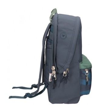 Pepe Jeans Pepe Jeans Tom computer backpack two compartments dark blue