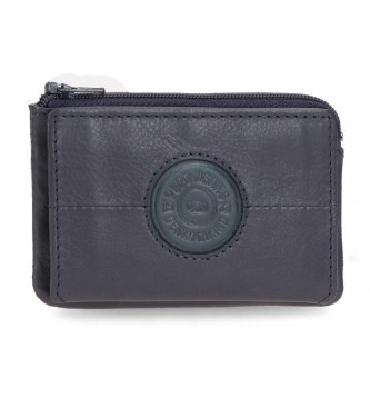 Pepe Jeans Cracker Leather Wallet - Card Holder Navy blue