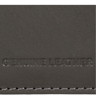 Pepe Jeans Leather Wallet - Card Holder Marshal Grey