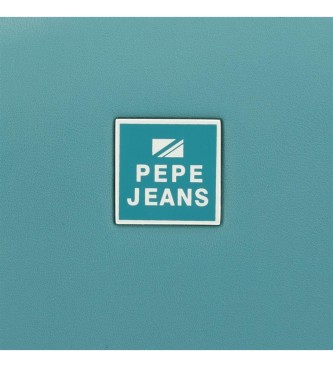 Pepe Jeans Monedero Bea dos compartimentos azul