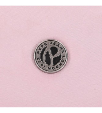 Pepe Jeans Porta-moedas Corin com dois compartimentos cor-de-rosa