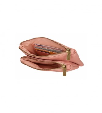 Pepe Jeans Diane purse two compartments pink