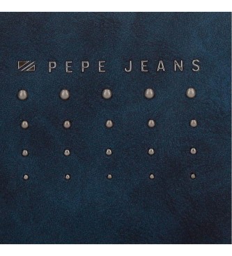 Pepe Jeans Borsa Holly con portacarte blu
