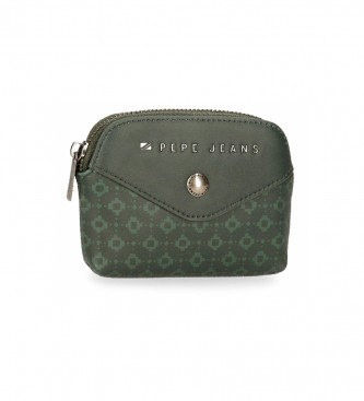 Pepe Jeans Bethany green round coin purse