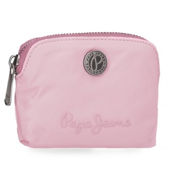 Pepe Jeans Corin pink round coin purse