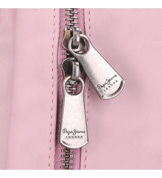 Pepe Jeans Okrągła portmonetka Corin w kolorze różowym