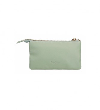 Pepe Jeans Aurora three compartment purse green