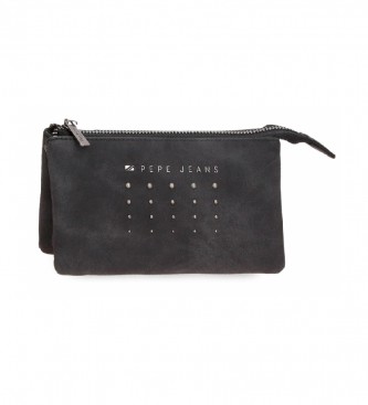 Pepe Jeans Holly three compartment coin purse black