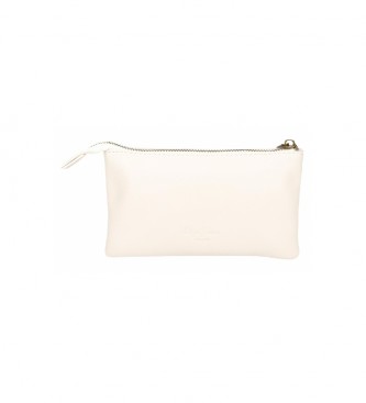 Pepe Jeans Lena three compartment coin purse white