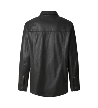 Pepe Jeans Moore V2 leather jacket black