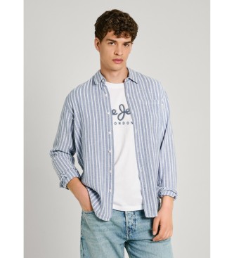 Pepe Jeans Blauw overhemd