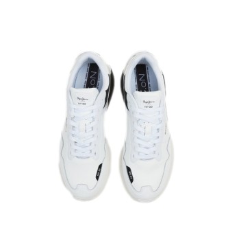 Pepe Jeans Sneakers in pelle N 22 22 Low M bianche