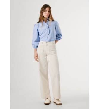 Pepe Jeans Chemise bleue Nady