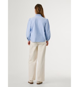 Pepe Jeans Chemise bleue Nady