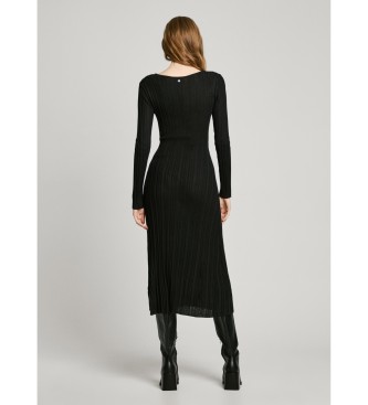 Pepe Jeans Abito midi nero Natasha