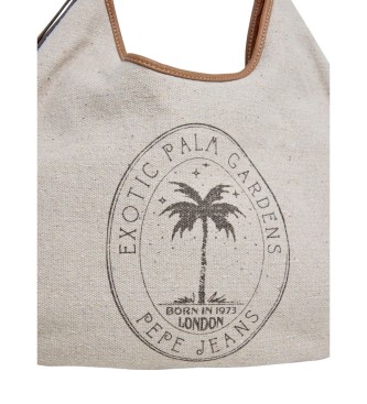 Pepe Jeans Nathaly Palm beige h�ndtaske