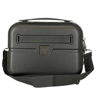 Pepe Jeans Pepe Jeans Accent ABS trolley trousse de toilette anthracite