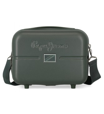 Pepe Jeans ABS toiletry bag adaptable to trolley Accent green -29x21x15cm