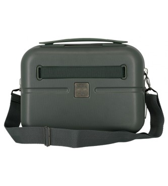 Pepe Jeans ABS toiletry bag adaptable to trolley Accent green -29x21x15cm