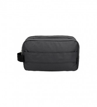 Pepe Jeans Hatfield two compartment toiletry bag black