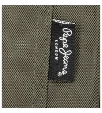 Pepe Jeans Beauty case due scomparti Leighton verde
