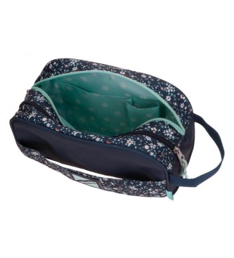 Pepe Jeans Pepe Jeans Alenka toiletry bag with two navy compartments