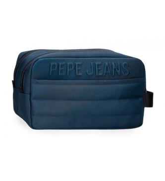 Pepe Jeans Saco de toilette Pepe Jeans Ancor com dois compartimentos em azul-marinho