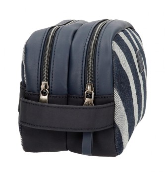 Pepe Jeans Pepe Jeans Celine toiletry bag with two navy compartments