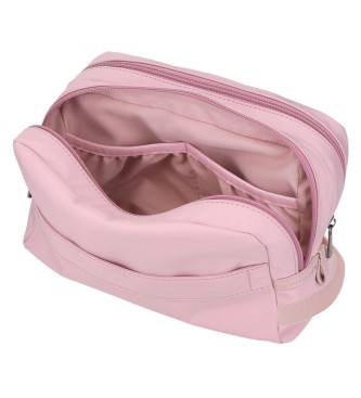 Pepe Jeans Toilet bag Corin two compartments pink