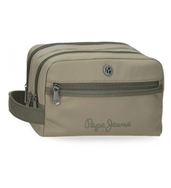 Pepe Jeans Toilet bag Corin two compartments green