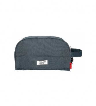 Pepe Jeans Kay toiletry bag double adaptable compartment grey