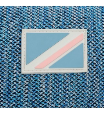 Pepe Jeans Lena Toaletna torba z dvema predaloma Prilagodljiva modra
