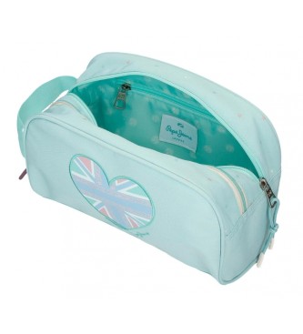 Pepe Jeans Pepe Jeans Nerea Toilet Bag Two Compartments Adaptable turquoise