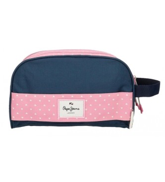 Pepe Jeans Pepe Jeans Noni denim toiletry bag two compartments blue
