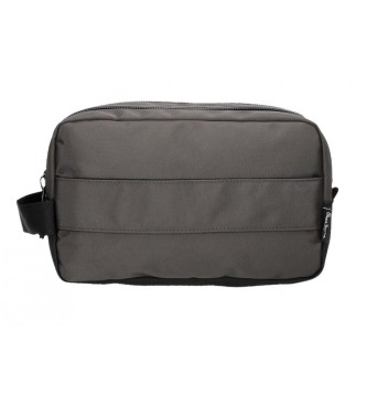 Pepe Jeans Pepe Jeans Stratford toiletry bag two compartments grey