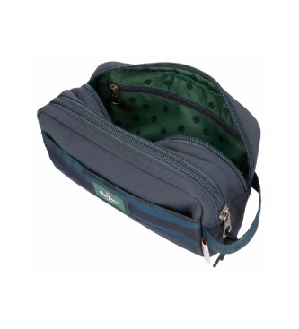 Pepe Jeans Toilet bag Tom double adaptable compartment grey