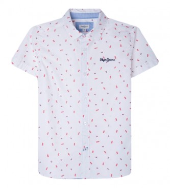 Pepe Jeans Overhemd Neo wit