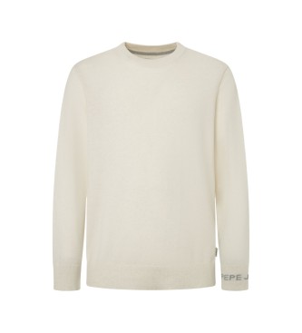 Pepe Jeans Neu Andre Crew weier Pullover