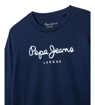 Pepe Jeans T-shirt New Brother bleu marine