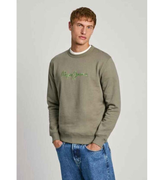 Pepe Jeans Nuova felpa verde Joe Crew