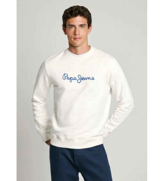 Pepe Jeans Biała bluza New Joe Crew